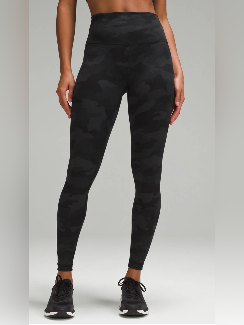 Lululemon High-Waist Black Camo Leggings - Women